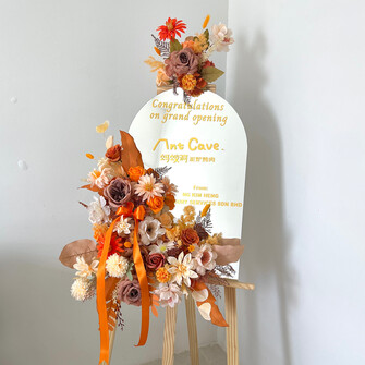 Opening Mirror Flower Stand - Elegance theme 